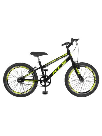 Bicicleta Aro 20 Kls Free Gold V-Brake Mtb-Preto/Amarelo-20