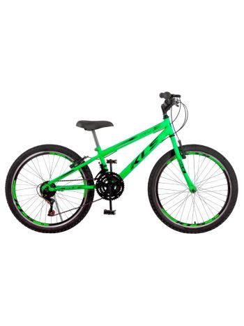 Bicicleta Aro 24 Kls Sport Gold Freio V-Brake Mtb 21 Marchas