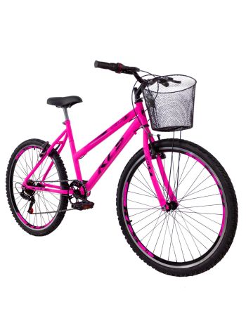 Bicicleta Aro 26 Kls Sport Gold V-Brake Mono 7V Feminina