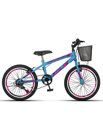 BIKE 20 KLS SPORT GOLD MONO INDEX 7V V/B AZUL PANTONE/PINK FEM