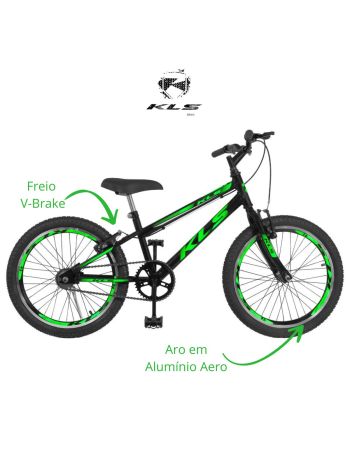 Bicicleta Aro 20 Kls Free Gold V-Brake Mtb