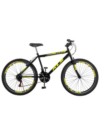 Bicicleta Aro 26 Kls Sport Gold Freio V-Brake Mtb 21 Marchas