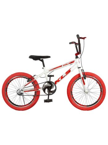 Bicicleta Aro 20 Kls Free Style Freio V-Brake-Branco/Vermelho/Vermelho-20