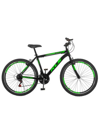 Bicicleta Aro 26 Alumínio Kls Sport Gold Freio V-Brake Mtb 21 Marchas