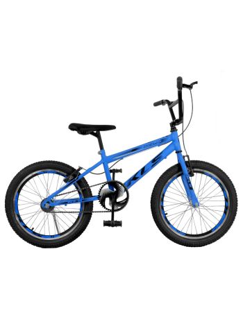 Bicicleta Aro 20 KLS Free Style V/Brake -Azul Pantone/Preto/Preto-20
