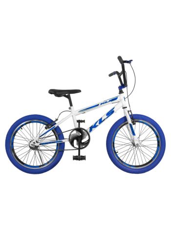 Bicicleta Aro 20 Kls Free Style Freio V-Brake-Branco/Azul/Azul-20