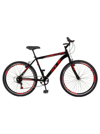 BIKE 26 KLS SPORT GOLD ALUMINIO MONO INDEX 7V V/B PRETO/VERMELHO