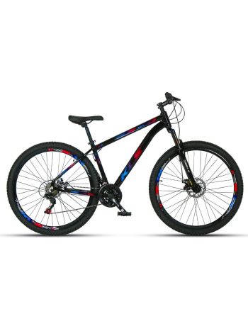 BIKE 29 KLS KING 17 G/S F/D 21V PRETO/PINK/AZUL