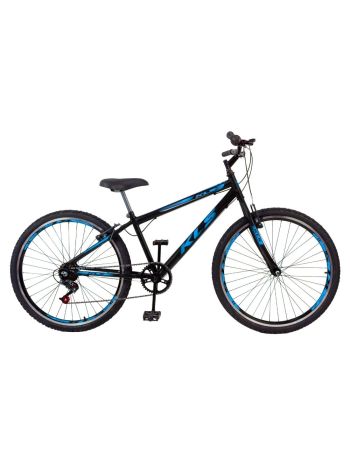 BIKE 26 KLS SPORT GOLD MONO INDEX 7V V/B REBAIXADO PRETO/AZUL